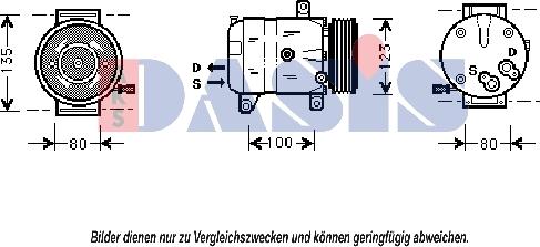 AKS Dasis 820670N - Compressore, Climatizzatore autozon.pro