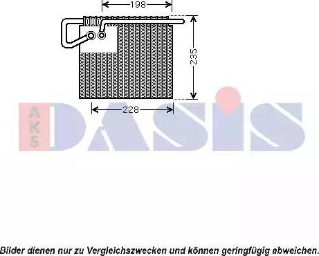 AKS Dasis 820045N - Evaporatore, Climatizzatore autozon.pro