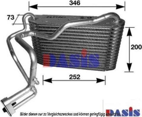 AKS Dasis 820009N - Evaporatore, Climatizzatore autozon.pro