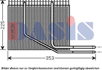 AKS Dasis 820075N - Evaporatore, Climatizzatore autozon.pro