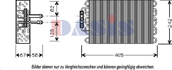 AKS Dasis 820314N - Evaporatore, Climatizzatore autozon.pro