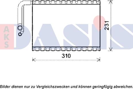 AKS Dasis 820339N - Evaporatore, Climatizzatore autozon.pro