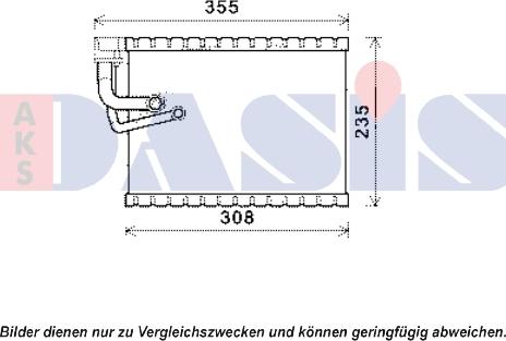 AKS Dasis 820334N - Evaporatore, Climatizzatore autozon.pro