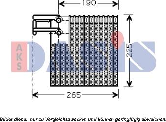 AKS Dasis 820265N - Evaporatore, Climatizzatore autozon.pro