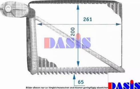 AKS Dasis 820211N - Evaporatore, Climatizzatore autozon.pro