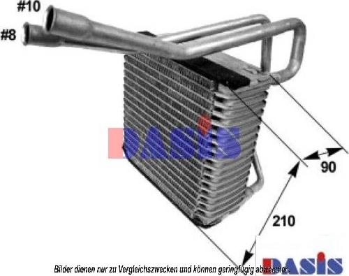 AKS Dasis 820237N - Evaporatore, Climatizzatore autozon.pro