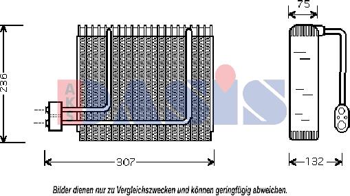 AKS Dasis 820220N - Evaporatore, Climatizzatore autozon.pro