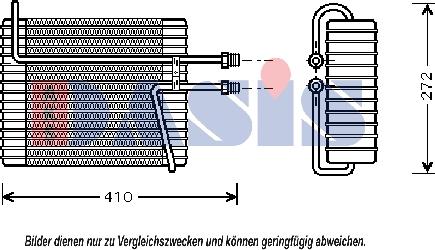 AKS Dasis 820227N - Evaporatore, Climatizzatore autozon.pro