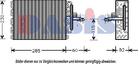 AKS Dasis 821430N - Evaporatore, Climatizzatore autozon.pro