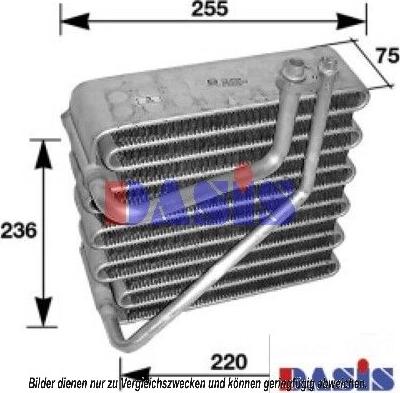 AKS Dasis 821500N - Evaporatore, Climatizzatore autozon.pro