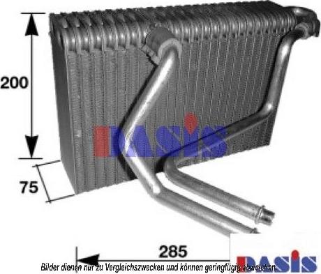 AKS Dasis 821360N - Evaporatore, Climatizzatore autozon.pro