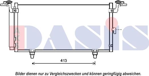 AKS Dasis 352018N - Condensatore, Climatizzatore autozon.pro