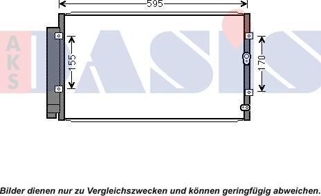 AKS Dasis 352021N - Condensatore, Climatizzatore autozon.pro