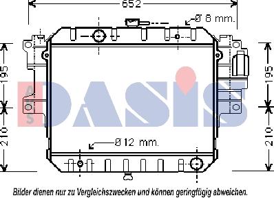 AKS Dasis 360320N - Radiatore, Raffreddamento motore autozon.pro