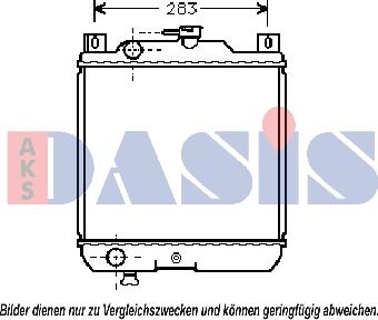 AKS Dasis 320050N - Radiatore, Raffreddamento motore autozon.pro