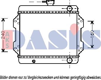 AKS Dasis 320030N - Radiatore, Raffreddamento motore autozon.pro