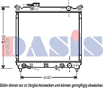 AKS Dasis 320021N - Radiatore, Raffreddamento motore autozon.pro