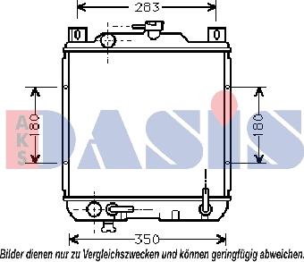 AKS Dasis 320200N - Radiatore, Raffreddamento motore autozon.pro