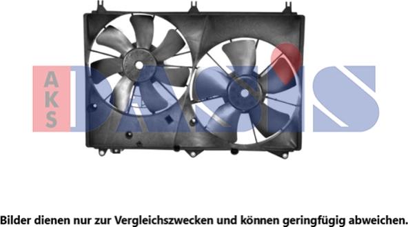AKS Dasis 328008N - Ventola, Raffreddamento motore autozon.pro