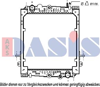 AKS Dasis 290210N - Radiatore, Raffreddamento motore autozon.pro