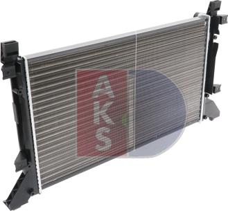 AKS Dasis 240070N - Radiatore, Raffreddamento motore autozon.pro