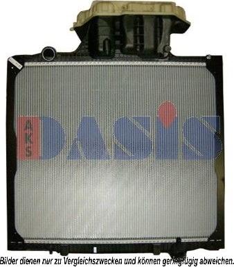 AKS Dasis 261900N - Radiatore, Raffreddamento motore autozon.pro