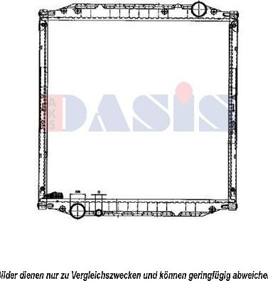 AKS Dasis 261002N - Radiatore, Raffreddamento motore autozon.pro