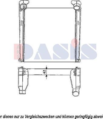 AKS Dasis 267005N - Intercooler autozon.pro