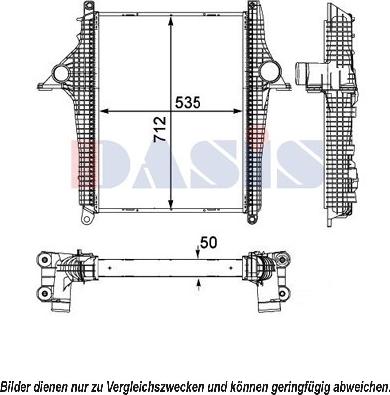 AKS Dasis 267017N - Intercooler autozon.pro