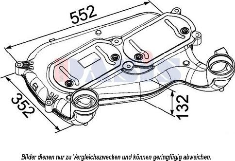 AKS Dasis 267023N - Intercooler autozon.pro