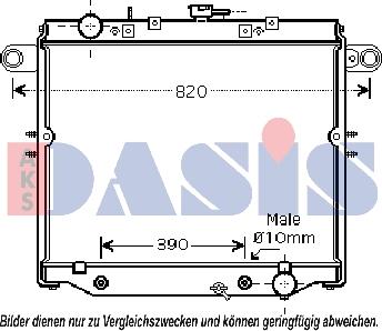 AKS Dasis 210118N - Radiatore, Raffreddamento motore autozon.pro