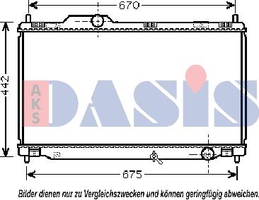 AKS Dasis 210203N - Radiatore, Raffreddamento motore autozon.pro