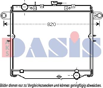 AKS Dasis 210216N - Radiatore, Raffreddamento motore autozon.pro