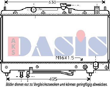 AKS Dasis 211990N - Radiatore, Raffreddamento motore autozon.pro