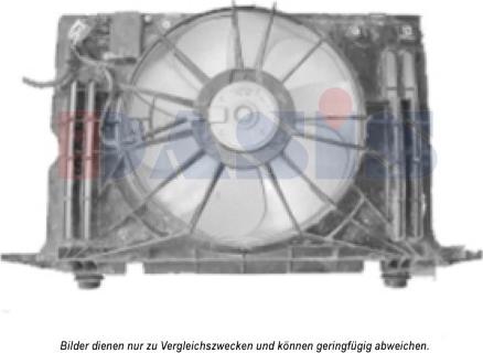 AKS Dasis 218080N - Ventola, Raffreddamento motore autozon.pro