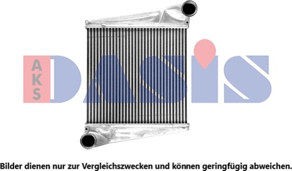 AKS Dasis 287009X - Intercooler autozon.pro