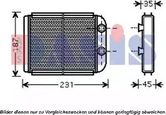 AKS Dasis 229007N - Scambiatore calore, Riscaldamento abitacolo autozon.pro