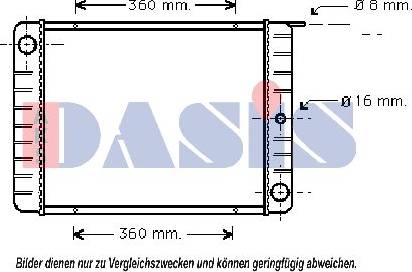 AKS Dasis 220007N - Radiatore, Raffreddamento motore autozon.pro