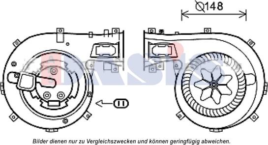 AKS Dasis 740866N - Ventilatore abitacolo autozon.pro