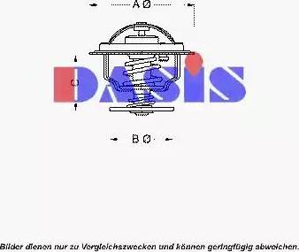 AKS Dasis 750915N - Termostato, Refrigerante autozon.pro