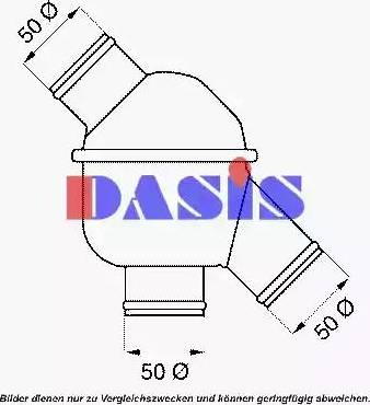 AKS Dasis 750452N - Termostato, Refrigerante autozon.pro