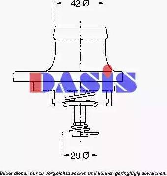 AKS Dasis 751949N - Termostato, Refrigerante autozon.pro