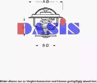 AKS Dasis 751943N - Termostato, Refrigerante autozon.pro