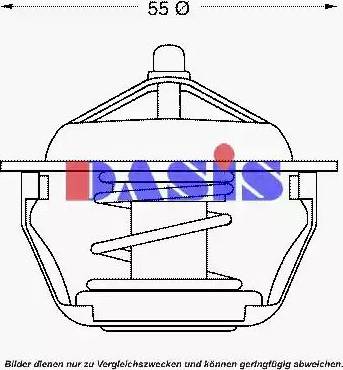 AKS Dasis 751965N - Termostato, Refrigerante autozon.pro