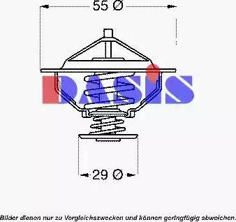 AKS Dasis 751961N - Termostato, Refrigerante autozon.pro