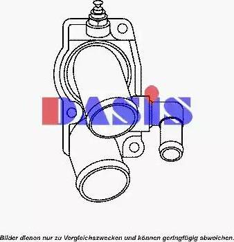 AKS Dasis 751913N - Termostato, Refrigerante autozon.pro