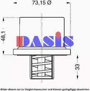 AKS Dasis 751984N - Termostato, Refrigerante autozon.pro