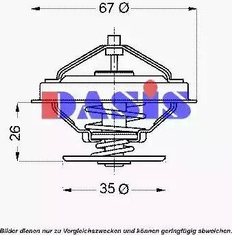 AKS Dasis 751932N - Termostato, Refrigerante autozon.pro