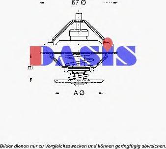 AKS Dasis 751599N - Termostato, Refrigerante autozon.pro