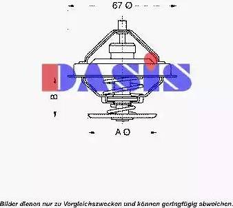 AKS Dasis 751896N - Termostato, Refrigerante autozon.pro